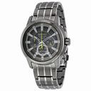 Seiko Recraft Solar Chronograph Black Dial Two-tone Men's Watch SSC391
