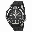 Seiko Series 5 Automatic Black Dial Black Rubber Men's Watch SRP475