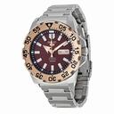 Seiko Series 5 Brown Dial Stainless Steel Men's SRP488