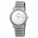Seiko Silver Dial Stainless Steel Men's Watch SKP385