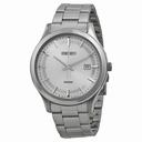 Seiko Silver Dial Stainless Steel Men's Watch SUR047