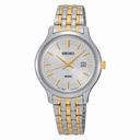 Seiko Silver Dial Two-tone Stainless Steel Quartz Ladies Watch SUR793