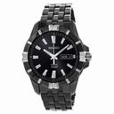 Seiko Solar Black Dial Black PVD Stainless Steel Men's Watch SNE177