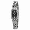 Seiko Solar Black Dial Steel Ladies Watch SUP149
