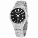 Seiko Solar Black Dial Titanium Men's Watch SNE377