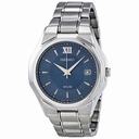 Seiko Solar Blue Dial Stainless Steel Men's Watch SNE165