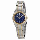 Seiko Solar Blue Dial Two-tone Ladies Watch SUT110