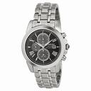 Seiko Solar Chronograph Black Dial Stainelss Steel Men's Watch SSC193