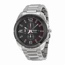 Seiko Solar Chronograph Black Dial Stainless Steel Men's Watch SSC215