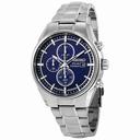 Seiko Solar Chronograph Blue Dial Titanium Men's Watch SSC365