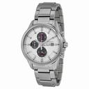 Seiko Solar Chronograph White Dial Stainless Steel Men's Watch SSC251