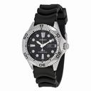 Seiko Solar Quartz Dive Black Dial Men's Watch SNE107P2