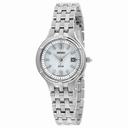 Seiko Solar Siver Dial Stainless Steel Ladies Watch SUT217
