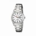 Seiko Solar White Dial Stainless Steel Ladies Watch SUT167