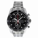 Seiko Sportura Chronograph Alarm Black Dial Men's Watch SNAE69