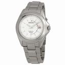 Seiko Stainless Steel Silver Dial Kinetic Men's Watch SKA475