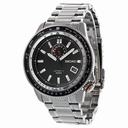 Seiko Superior Black Dial Stainless Steel Men's Watch SSA037