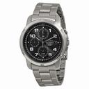 Seiko Titanium Black Dial Men's Watch SNA113