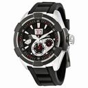 Seiko Velatura Kinetic Black Dial Black Rubber Men's Watch SNP101P2