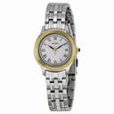 Seiko White Dial Stainless Steel Ladies Watch SXDC26