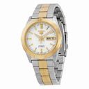 Seiko White Dial Two-tone Men's Watch SNKG84