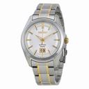 Seiko White Dial Two-tone Men's Watch SUR011