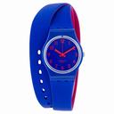 Swatch Biko Bloo Blue and Pink Ladies Watch LS115