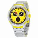 Swatch Darkony Chronograph Yellow Dial Aluminium Men's Watch YYS4002AG