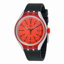 Swatch Go Red Silicone Men's Watch YES4008