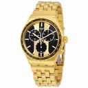 Swatch Irony Chronograph Black and Gold Dial Gold-plated Men's Watch YVG400G