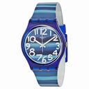 Swatch Linajola Blue Dial Blue Plastic Unisex Watch GN237