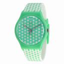 Swatch Mint Love Polka-Dot Silicone Ladies Watch SUOG108