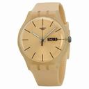 Swatch Originals Rose Rebel Pink Dial Silicone Ladies Watch SUOT700