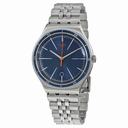 Swatch Quartz Blue Dial Stainless Steel Men's Watch YWS402G