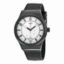 Swatch Sistem Chic Automatic White Dial Black Silicone Unisex Watch SUTB402