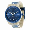 Swatch Sistem Incognito Automatic Blue Dial Camouflage Silicone Unisex Watch SUTT400