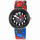 Swatch Spiderman Black Dial Spiderman Plastic Boys Watch ZFLNP021