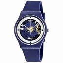 Swatch Squelette Blue Skeleton Dial Ladies Watch GN245