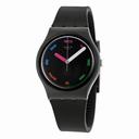 Swatch The Strapper Black Dial Ladies Casual Watch GB289