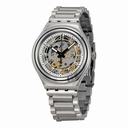 Swatch Uncle Charly Automatic Skeleton Dial Stainless Steel Men's Watch YAS112G