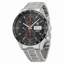 Tag Heuer Carrera Automatic Chronograph Black Dial Stainless Steel Men's Watch CV201AHBA0725