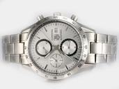 TAG Heuer Carrera CV2011.BA0786 Automatic White Dial Round Watch