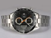 TAG Heuer Carrera CV2013.BA0786 Round Automatic Black Dial Watch