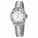 Tag Heuer Formula 1 White Diamond Dial Steel and Ceramic Ladies Watch WAH1313.BA0868