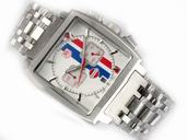 TAG Heuer Monaco Cw211A.fC6228 Mens Stainless Steel Case Stainless Steel Bezel Watch