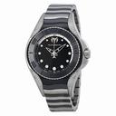 Technomarine Blue Manta Black Dial Stainless Steel Black Ceramic Ladies Watch 213004