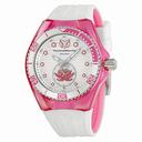 Technomarine Cruise Beach White Waves Dial White Rubber Unisex Watch 113022