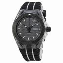 Technomarine Cruise Black Dial Black and White Silicone Men's Watch 113038