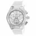 Technomarine Cruise California Antique Silver Dial White Silicone Cream Canvas Unisex Watch 115017
