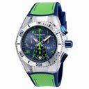 Technomarine Cruise California Blue Dial Blue Silicone Green Canvas Unisex Watch 115019
